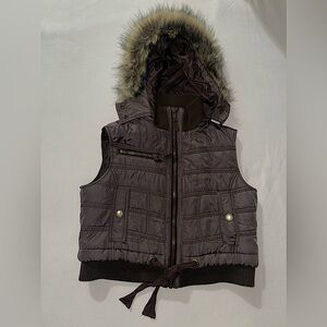 Brown Puffer Vest